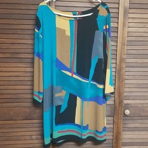 Multicolored Long Top